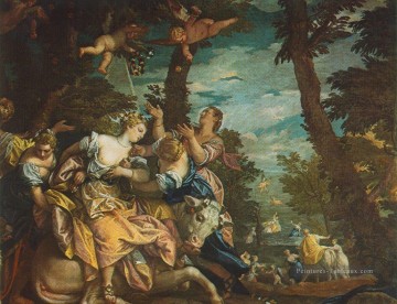 Le viol de l’Europe Renaissance Paolo Veronese Peinture à l'huile